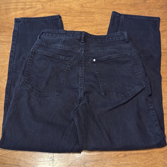 H&M Black High Rise Straight Leg Jeans - Picture 5 of 8